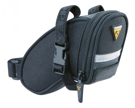 Image of Topeak Aero Wedge Saddle Bag with Straps Micro 041L