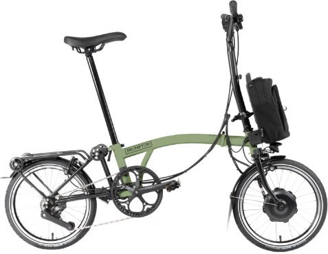 Image of Brompton Electric C Line Urban 4 With Roller Frame