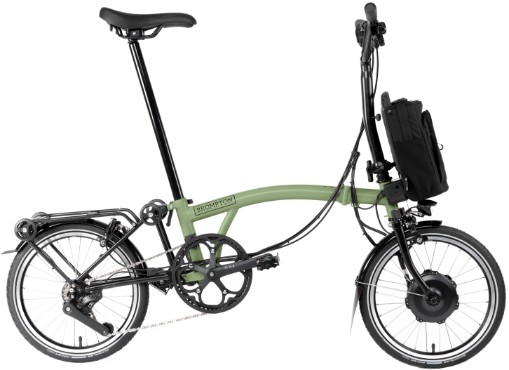 Image of Brompton Electric C Line Urban 4 With Roller Frame