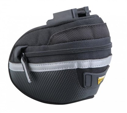 Image of Topeak Wedge Pack II Saddle Bag With QuickClick F25 wSeatpost Strap