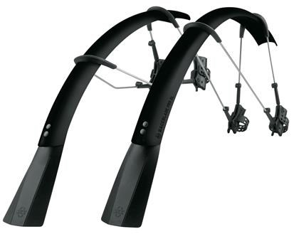 Image of SKS Raceblade Pro XL Stealth Series Clipon Road Bike Mudguard Set