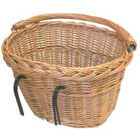 Image of Basil Wicker Oval Front Basket